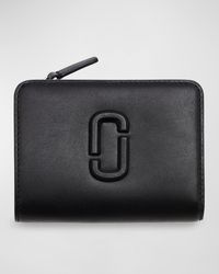 Marc Jacobs - The Leather J Marc Mini Compact Wallet - Lyst