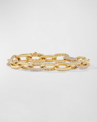 David Yurman - Madison Chain Bracelet With Diamonds In 18k Gold, 8.5mm - Lyst