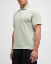 Ferragamo - 3-Button Pique Polo Shirt - Lyst