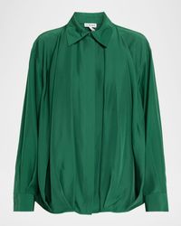 Loewe - Charmeuse Balloon Button-Down Shirt - Lyst