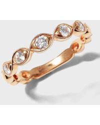 Memoire - Stackables 18K Rose Diamond Marquise Ring, , 0.23Tcw - Lyst