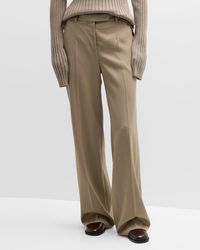 The Row - Banew Wide-Leg Crepe Pants - Lyst