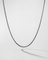 David Yurman - 1.7Mm Box Chain Necklace - Lyst