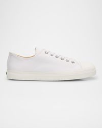 Moschino - Edge Canvas Cap Toe Low-Top Sneakers - Lyst