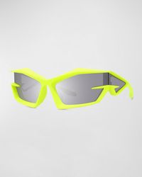 Givenchy - Giv Cut Nylon Wrap Sunglasses - Lyst