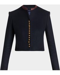 Etro - Tailored Wool-Blend Jacket - Lyst