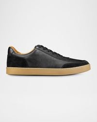 Allen Edmonds - Apos;S Liam Grained Leather Low-Top Sneakers - Lyst