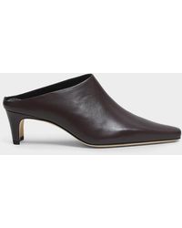 STAUD - Wally 55Mm Leather Mules - Lyst