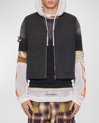 Givenchy - Double-Face Wool-Cashmere Vest - Lyst