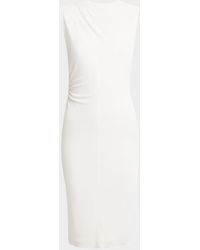 Tom Ford - Cutout Shoulder-Drape Viscose Crepe Jersey Cocktail Dress - Lyst