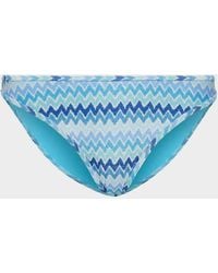 Ramy Brook - Chevron Isla Bikini Bottoms - Lyst