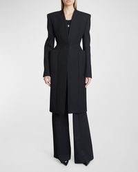 Givenchy - Hourglass Wool Top Coat - Lyst
