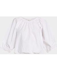 By Malene Birger - Lelow Blouson Organic Cotton Blouse - Lyst