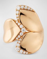 Pasquale Bruni - 18k Rose Gold Wrapped Ring, Size 6.5 - Lyst