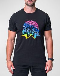 Maceoo - Neon Embroidered T-Shirt - Lyst