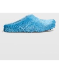 Marni - Apos;S Fussbett Calf Hair Sabot Mules - Lyst