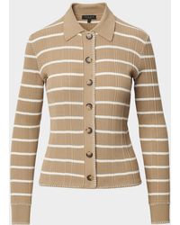 Rag & Bone - Harper Striped Button-Down Cardigan - Lyst