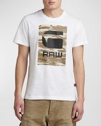 G-Star RAW - Camo Box Graphic T-Shirt - Lyst