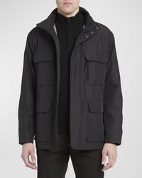 ZEGNA - Field Jacket With Stowaway Hood - Lyst