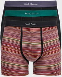 Paul Smith - Apos;S 3-Pack Organic Cotton Trunks - Lyst