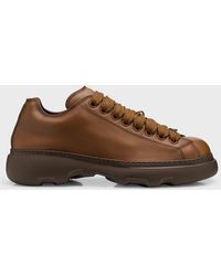Burberry - Ranger Leather Hiking Sneakers - Lyst