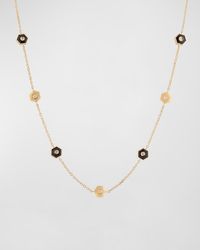 Miseno - Baia Sommersa 18k Yellow Gold Long Necklace With White Diamonds And Onyx - Lyst