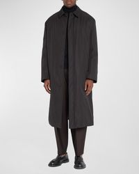 The Row - Jang Cotton-Polyester Overcoat - Lyst