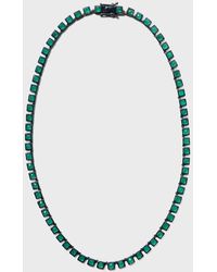 Nakard - Mini Tile Riviere Necklace - Lyst