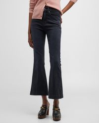 Veronica Beard - Carson High-Rise Ankle Flare Jeans - Lyst
