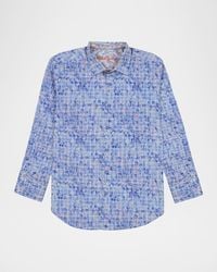 Robert Graham - Apos;S Amsterdam Abstract Grid Button-Down Shirt - Lyst