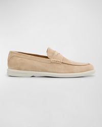 Peter Millar - Excursionist Suede Penny Loafers - Lyst