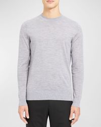 Theory - Regal Wool Crewneck Sweater - Lyst