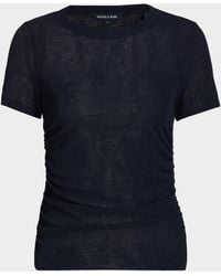 Veronica Beard - Remus Ruched Crewneck Tee - Lyst