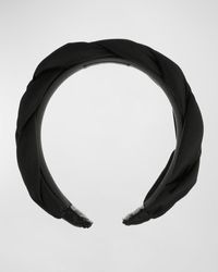 L. Erickson - Silk Charmeuse Braided Headband - Lyst