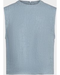 Twp - Cropped Hemp Muscle Tank - Lyst