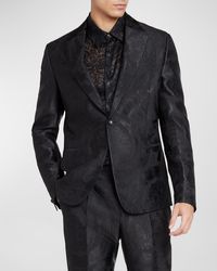 Versace - Barocco Jacquard Tuxedo Jacket - Lyst