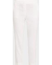 Theory - Treeca Cropped Slim Pull-On Pants - Lyst