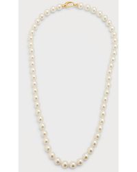 Majorica - Lyra Pearl-Strand Necklace, 24"L - Lyst