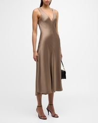 FRAME - Savannah Silk Dress - Lyst