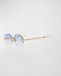 Anna Karin Karlsson - The Claw Nest Titanium Octagon Sunglasses - Lyst