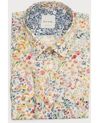 Paul Smith - Liberty Classic Fit Organic Cotton Sport Shirt - Lyst