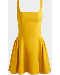 Alice + Olivia - Vera Fit-And-Flare Mini Dress - Lyst