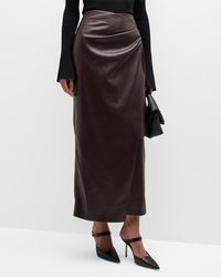 Nanushka - Marcha Okobor Maxi Wrap Skirt - Lyst