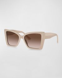 Jimmy Choo - Embellished Acetate Butterfly Sunglasses - Lyst