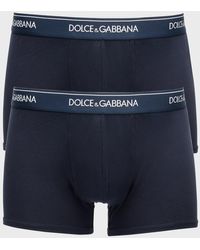 Dolce & Gabbana - Logo Band 2-Pack Boxer Briefs - Lyst