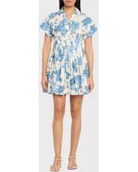 Cara Cara Nash Mini Dress in Green | Lyst Cara Cara Nash Mini Dress in Green | Lyst