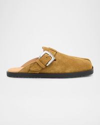 Maison Margiela - Tabi Suede Daily Mules - Lyst