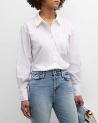 7 For All Mankind - Everyday Button-Front Shirt - Lyst