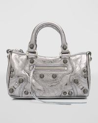 Balenciaga - Le Cagole Mini Duffle Bag Metallized - Lyst