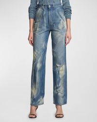 Ralph Lauren Collection - Driss Wide-Leg Denim Jeans - Lyst